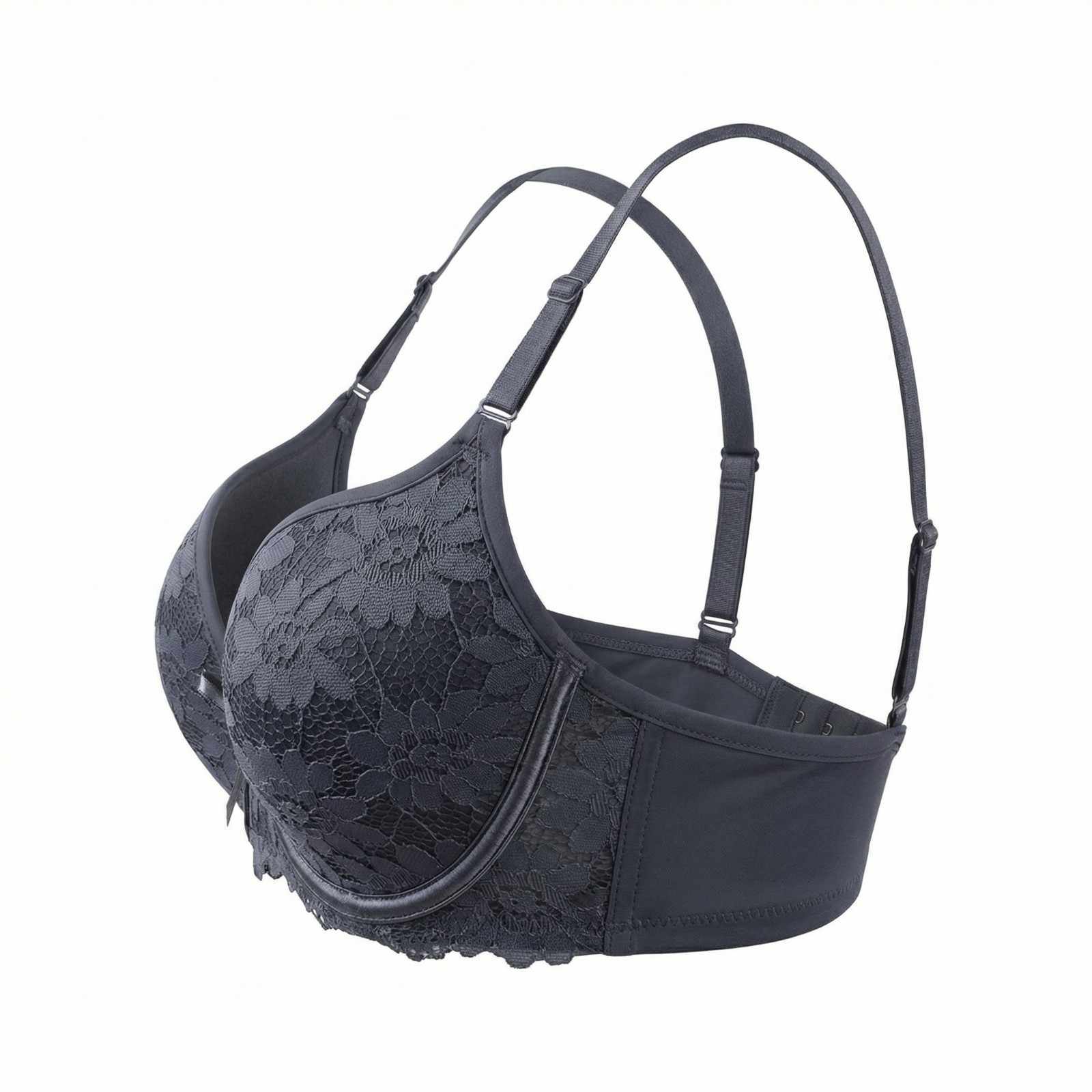 Midnight Lace Padded Bra