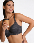 Midnight Lace Padded Bra