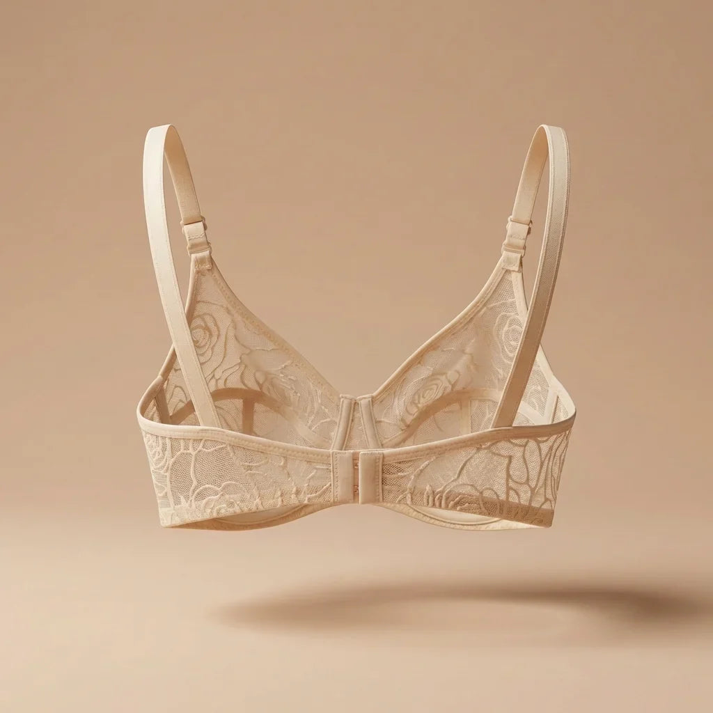 Soft Floral Lace Bra